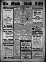 The Maple Creek News December 5,1918