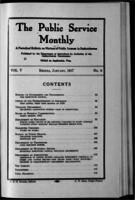 The Public Service Monthly January 1917