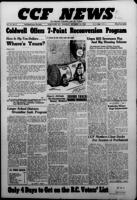 CCF News for British Colombia and the Yukon September 13, 1945
