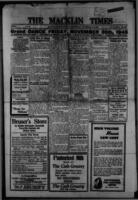 The Macklin Times November 21, 1945