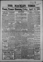 The Macklin Times April 11, 1951