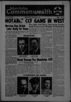 Manitoba Commonwealth June 16, 1945