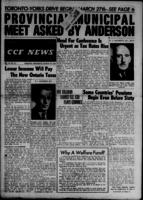 Ontario CCF News March 27, 1947