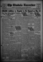 The Tisdale Recorder May 3, 1939