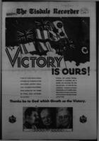 The Tisdale Recorder May 9, 1945 [Victory Is Ours!]