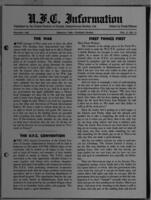 U.F.C. Information November 1942