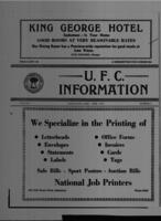 U.F.C. Information April 1943