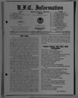 U.F.C. Information May-June 1945