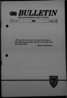 The Bulletin - Saskatchewan Teacher's Federation October 1944