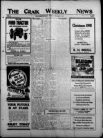 The Craik Weekly News December 25, 1941