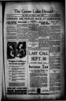 The Goose Lake Herald September 25, 1941