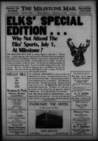 The Milestone Mail June 18, 1941 (Elk's special edition)