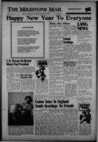 The Milestone Mail December 30, 1942
