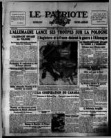 Le Patriote de l'Ouest September 6, 1939