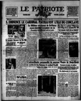 Le Patriote de l'Ouest March 8, 1939