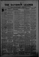 The Davidson Leader November 8, 1939