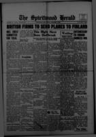 The Spiritwood Herald December 8, 1939