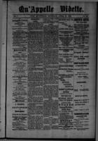 Qu'Appelle Vidette April 16, 1885