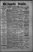  Qu'Appelle Vidette  September 8, 1887