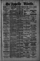  Qu'Appelle Vidette  January 13, 1887