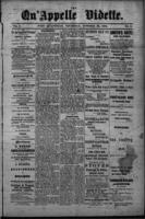 Qu'Appelle Vidette October 30, 1884