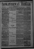 Saskatchewan Herald December 26, 1884