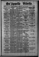 Qu'Appelle Vidette July 30, 1885