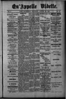 Qu'Appelle Vidette August 20, 1885