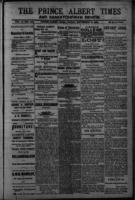 Prince Albert Times and Saskatchewan Review September 18, 1885