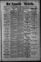 Qu'Appelle Vidette July 16, 1885